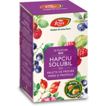 Fares Hapciu Solubil Cu Fructe x 10 plicuri