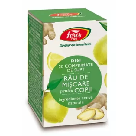 Fares Rau De Miscare Pentru Copii x 20 cpr. de supt