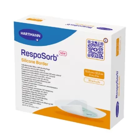 Hartmann RespoSorb Silicone Border 12.5/12.5 cm x 10