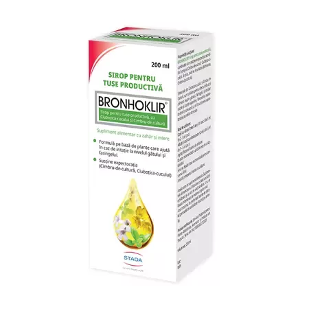 Bronhoklir sirop tuse productiva x 200 ml