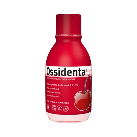 Ossidenta Apa Gura cirese si menta 250ml x1-Biofarm