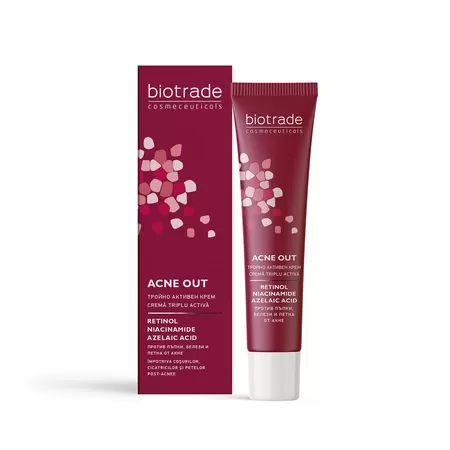 Biotrade Acne Out crema triplu activa 30ml
