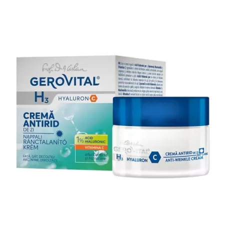 Gerovital H3 Hyaluron C Crema Antirid de Zi x 50ml