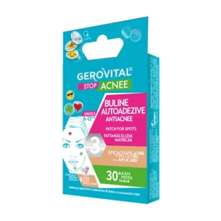 Gerovital Stop Acnee Buline Autoadezive Antiacnee x 30 buc