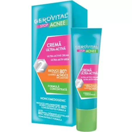 Gerovital Stop Acnee Crema Ultra Activa x 15ml
