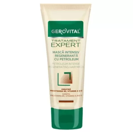 Gerovital Tratament Expert Masca Intensiv Regeneranta cu Petroleum x 150ml