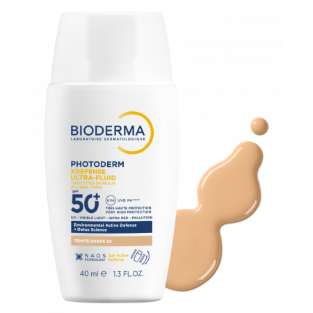 Photoderm XDefense Ultra-Fluid Colorat Fototip 02 SPF50+ x 40ml