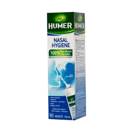Humer Spray Nazal adulti 100% apa de mare*150 ml