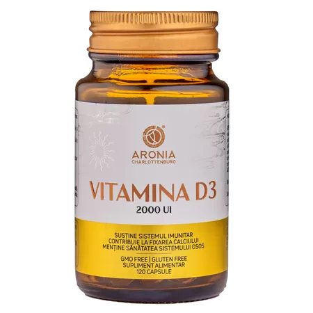 Vitamina D3 2000UI x 120cps Aronia Charlottenburg