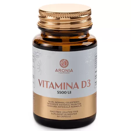 Vitamina D3 5500UI x 60cps Aronia Charlottenburg
